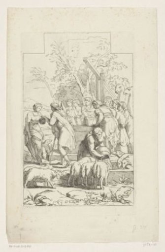 Rebekah and Eliezer at the Well