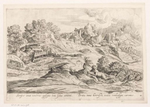 Landscape with a Loving Couple