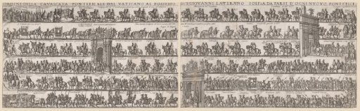 Papal procession with Gregory XV