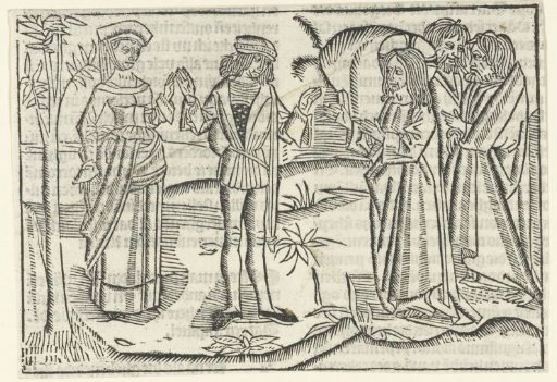 Christ preaching on divorce