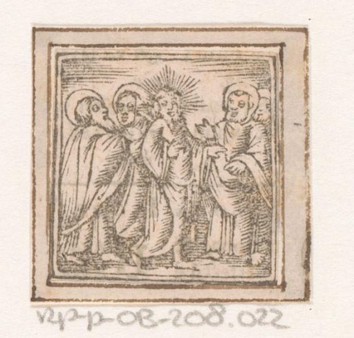Christ instructing his disciples