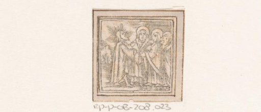 Christ instructing his disciples