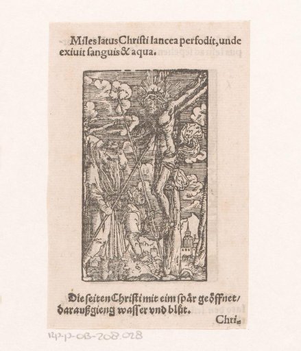 Christ on the Cross with Longinus and Stephaton