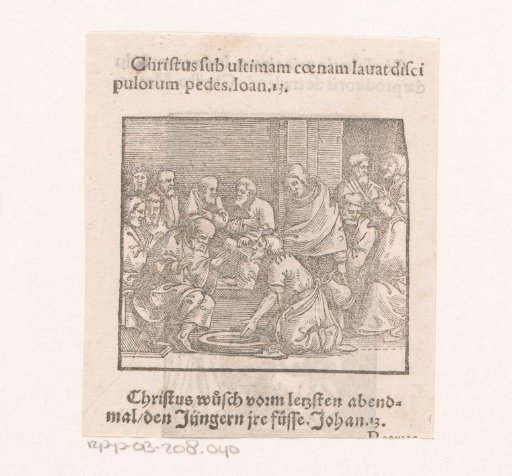 Christ washing the feet of the disciples