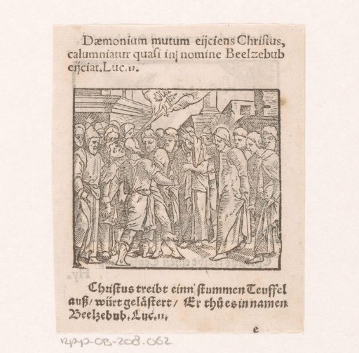 Christ heals the mute demoniac