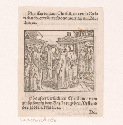 Christ in Debate with the Pharisees Concerning the Tribute to the Emperor