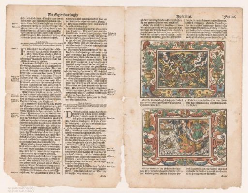 Two scenes from the Revelation of John (Apocalypse)