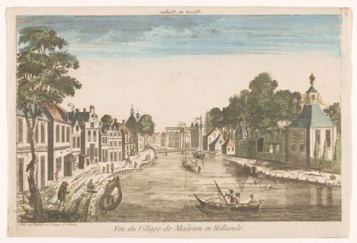 View of the Village of Maarssen with the River Vecht