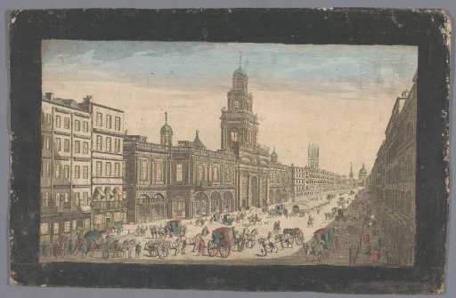 View of the Royal Exchange in London