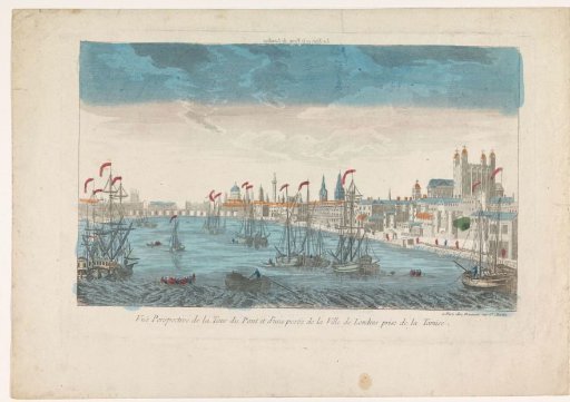 View of the city of London from the River Thames