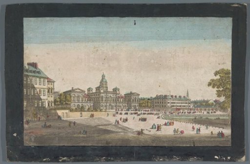 View of the Horse Guards Parade in London
