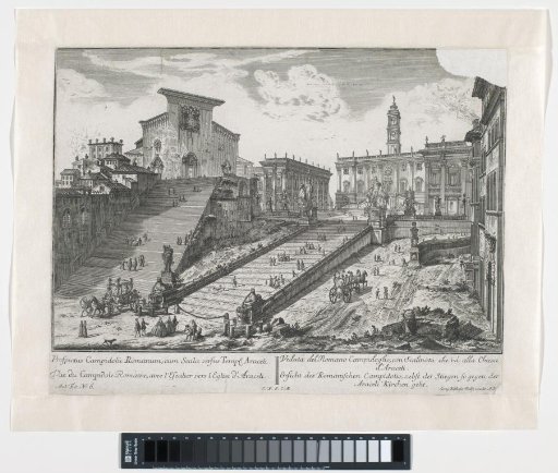 View of the Capitol in Rome