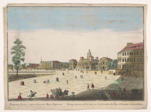 View of the Palacio del Buen Retiro at Madrid