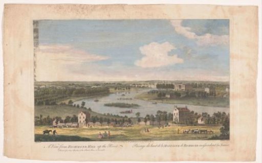 View of the River Thames at Richmond seen from Richmond Hill