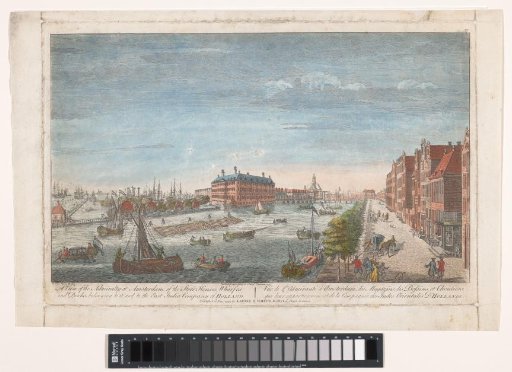 View of 's Lands Zeemagazijn (Admiralty Magazine) in Amsterdam