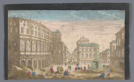 View of the Theatre of Marcellus in Rome