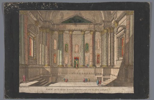 View of the Interior of a Roman Building