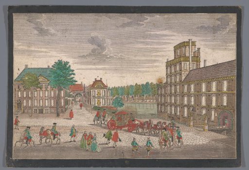 View of the Buitenhof in The Hague