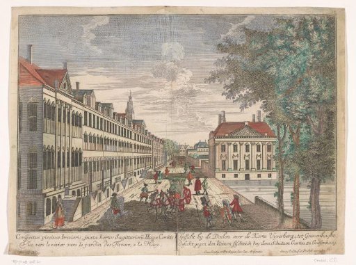 View of the Mauritshuis and the Hofvijver in The Hague
