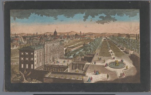 View of the Villa Boncompagni Ludovisi in Rome