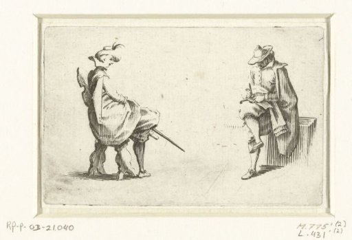 Two seated men