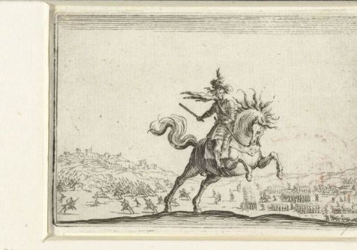 Commander on horseback