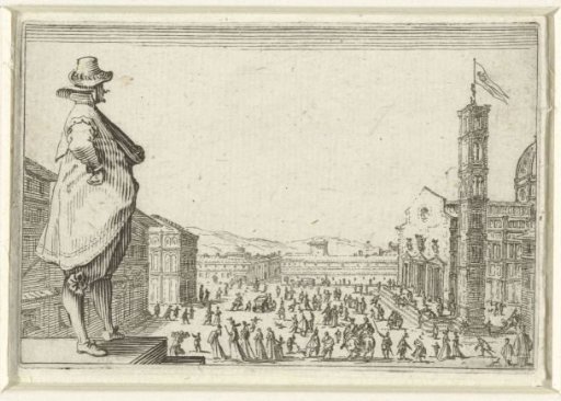 Man with hat at the Piazza del Duomo, Florence