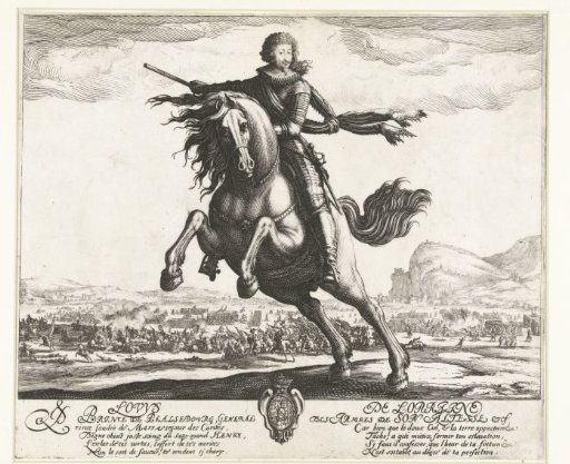 Equestrian portrait of Louis de Guise, Prince of Phalsbourg