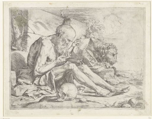 Saint Jerome Reading