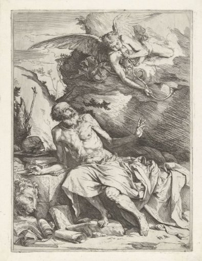 Saint Jerome with the Angel