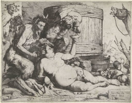 Silenus at the Wine Vat