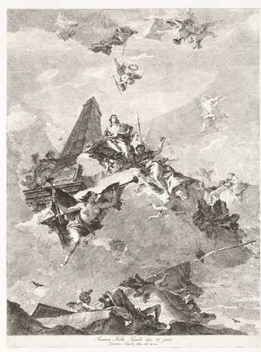 Allegory on Heroism with Fame