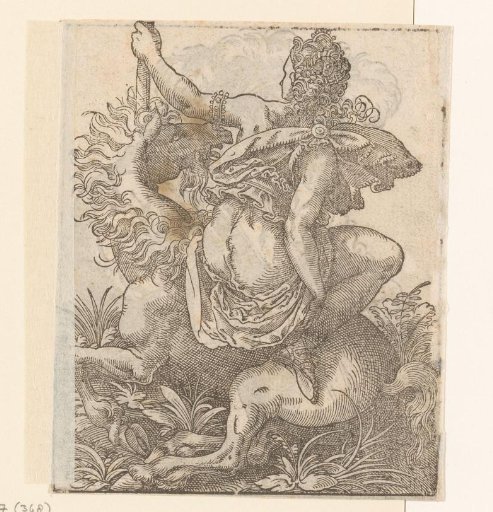 Woman on a unicorn