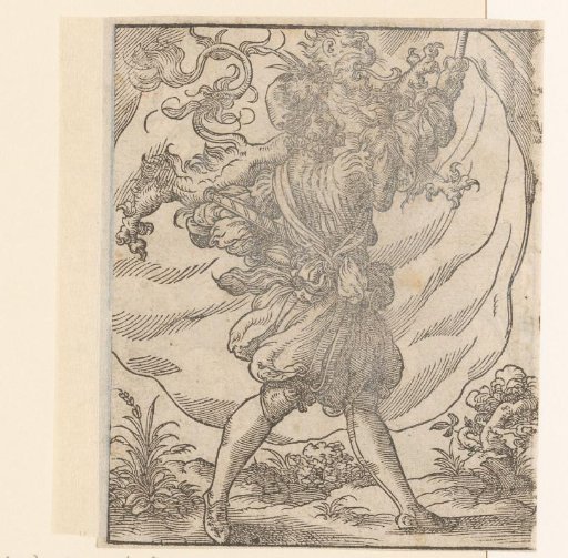 Standard Bearer with a Banner Depicting a Lion