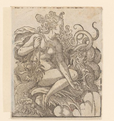 Medea carried by dragons