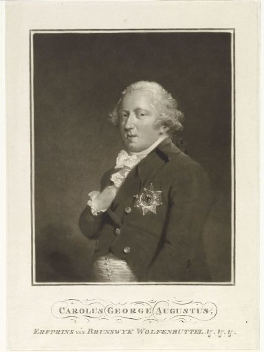 Portrait of Charles George August, Hereditary Prince of Brunswick-Wolfenbüttel