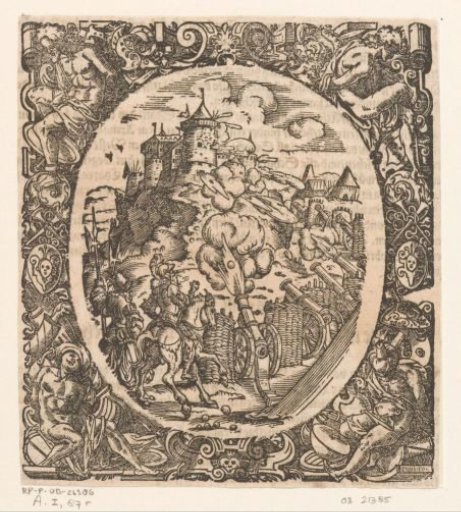 Bombardment of a Castle on a Hill