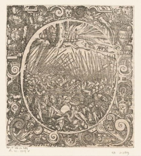Fight between Halberdiers