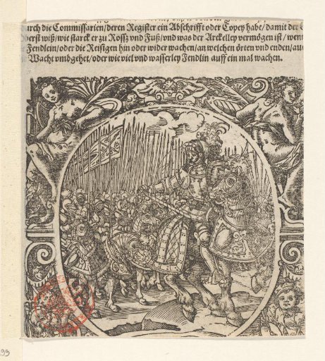 General Before His Cavalry