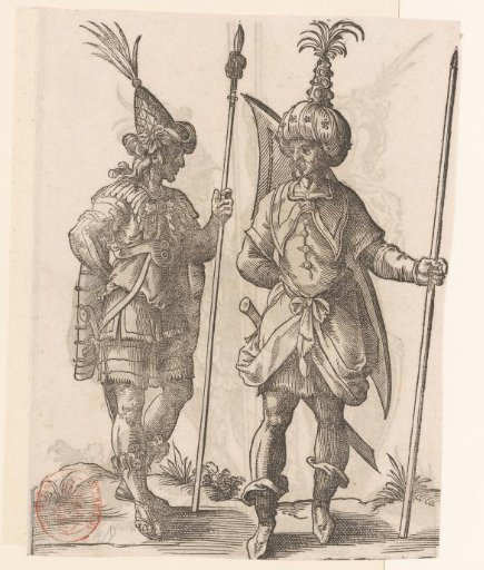 Two soldiers in Persian dress
