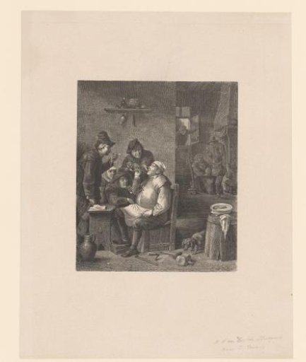 Men Smoking in an Inn