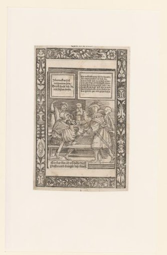 Four Drinkers Disturbed by a Devil with a Message