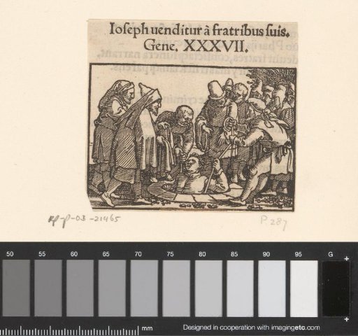 Joseph is drawn from the pit by his brothers