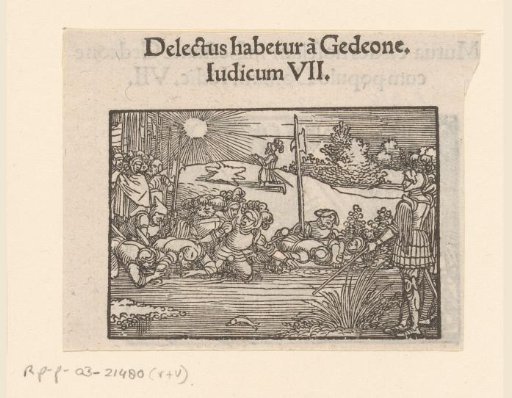 Gideon Choosing His Men