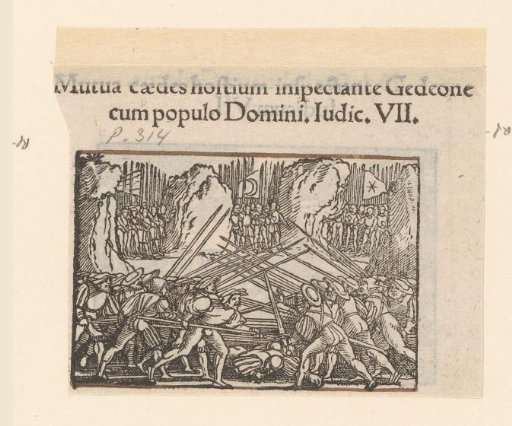 Gideon's Men Defeating the Midianites