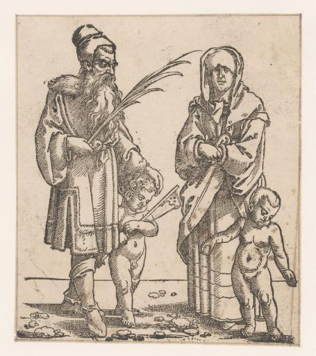 Methuselah with his wife and children