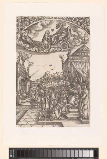 Jupiter in his Triumphal Chariot, beneath him his planetary children