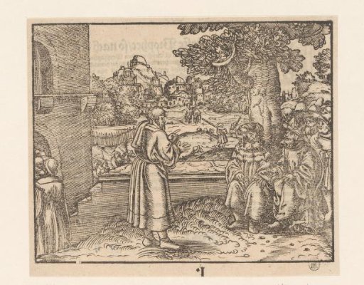 Prophet Haggai before Zerubbabel and Joshua
