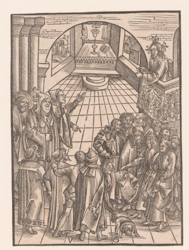 Christ Preaching to a Multitude