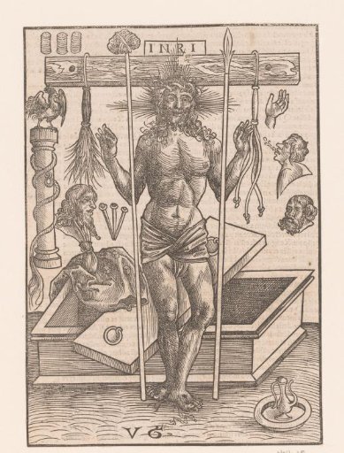 Man of Sorrows Standing Before the Tomb
